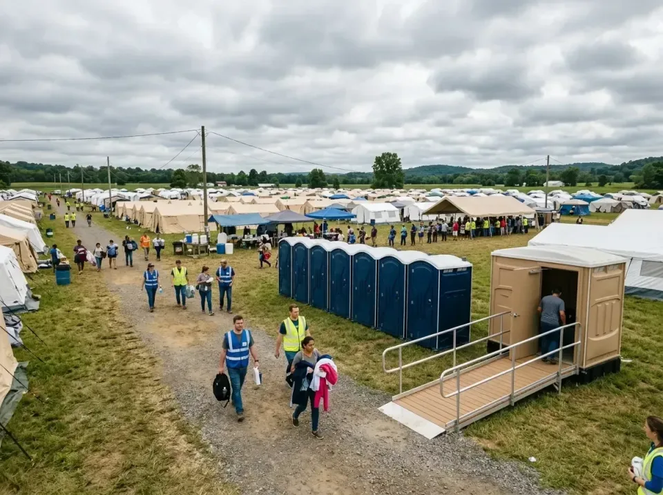 disaster-relief-camp-restrooms-010 — frequently asked questions, Dumpster & Portable Bathrooms Rental in Whiting, IN